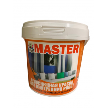Краска эмульсионная 1 кг Master 